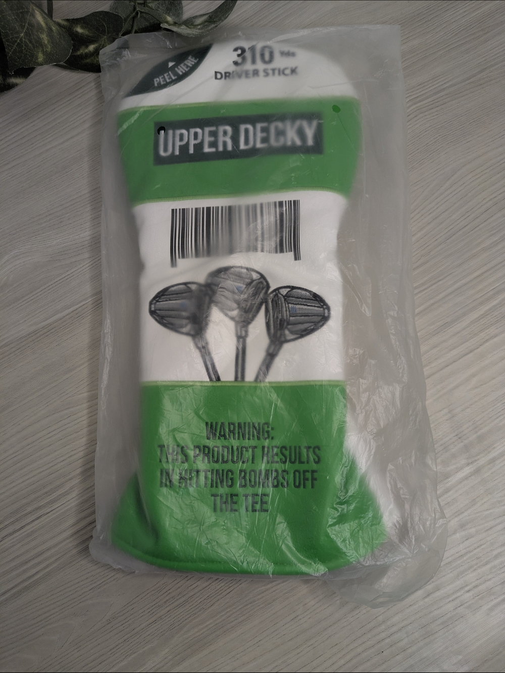 The NEW Upper Decky Driver Cover 310 Yds is a high-quality driver head cover
